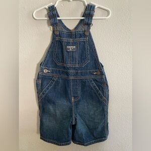 OshKosh B'gosh Classic Blue Kids Cotton Overalls 24 Months